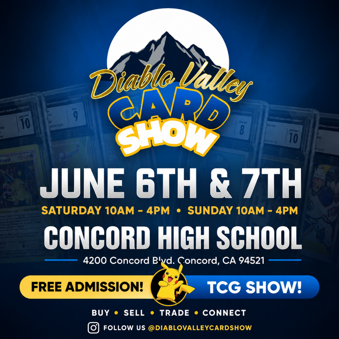 June 2026 Diablo Valley Card Show at Concord High School